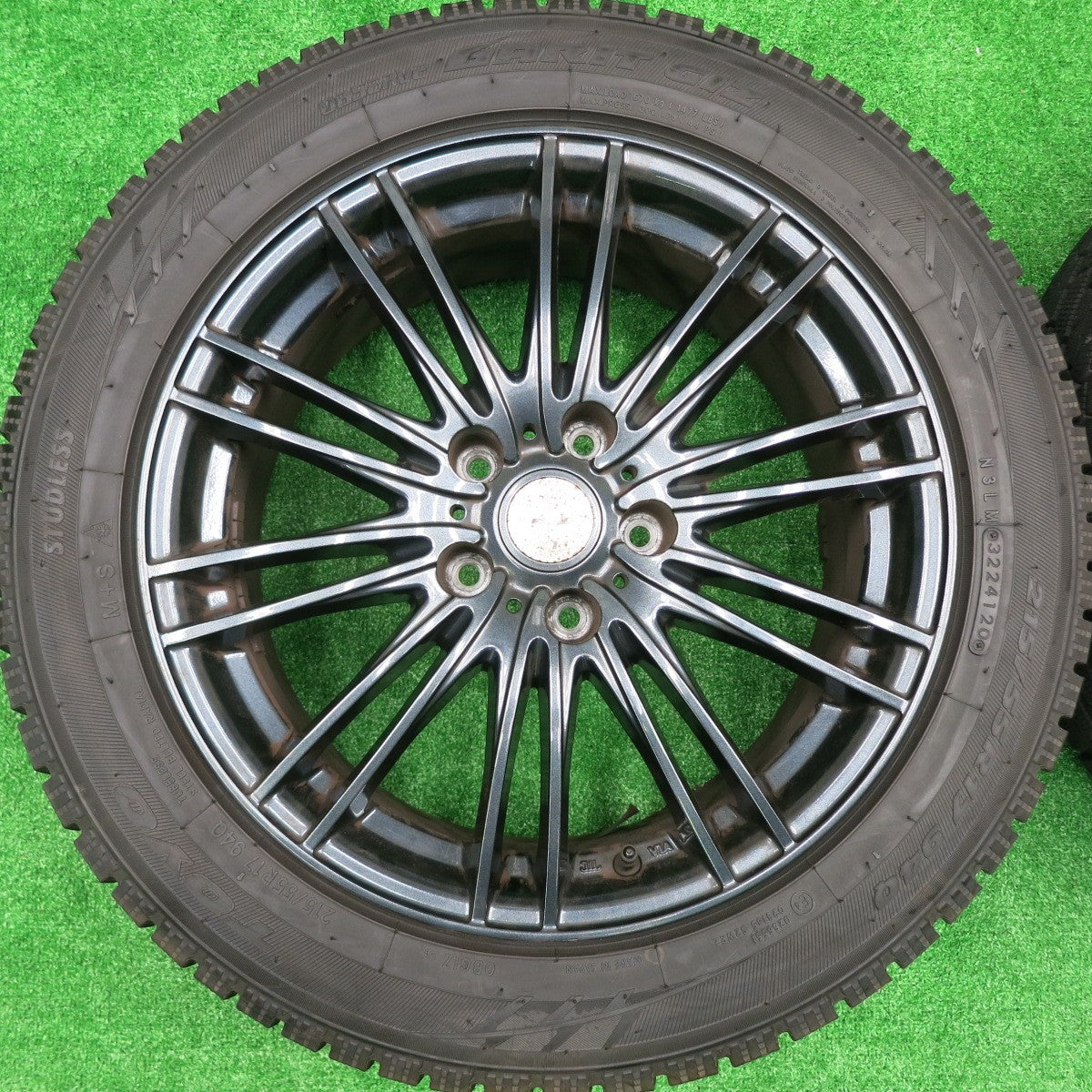 *送料無料* バリ溝！20年！9分★スタッドレス 215/55R17 トーヨー オブザーブ ガリット GIZ VELVA AGUDO ヴェルヴァ アグード PCD114.3/5H★4072704HAス