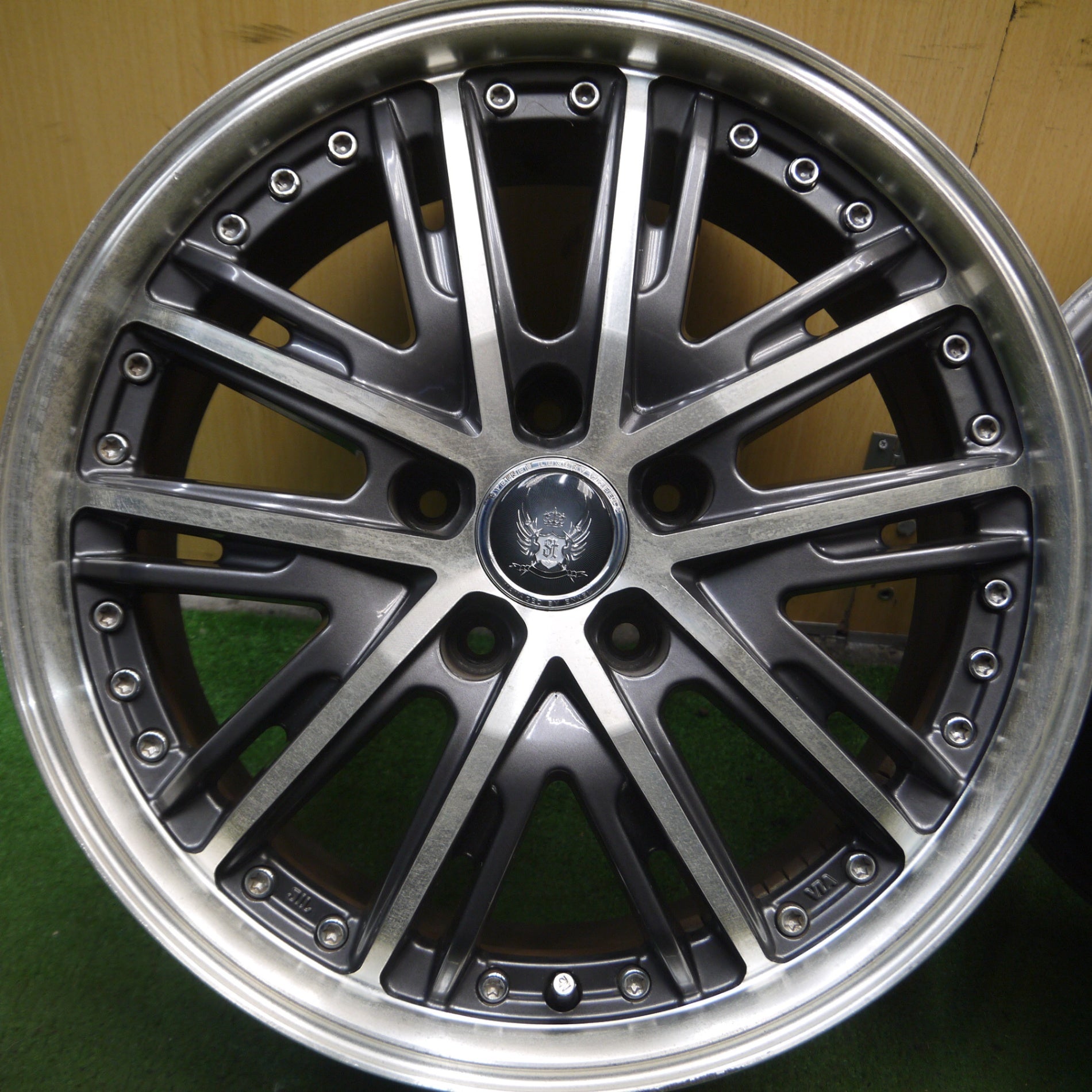 *送料無料* 4本価格★STEINER VZ5 ENKEI 17インチ ホイール 17×7J シュタイナー エンケイ  PCD114.3/5H★4051007Hホ