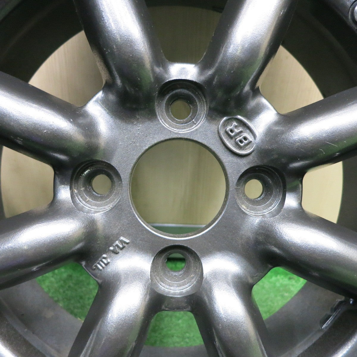 *送料無料* 4本価格★BR ブラックレーシング 165/55R14 ファルケン ZIEX ZE912 14インチ PCD100/4H★4032407HAノ