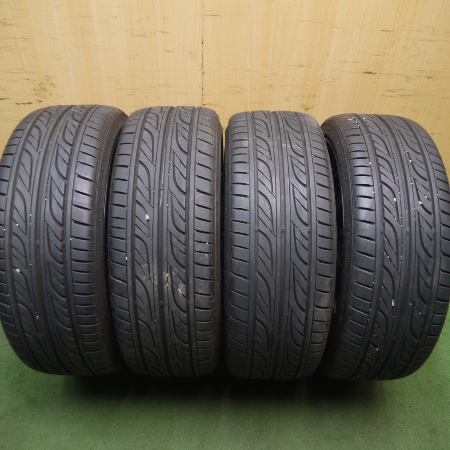 *送料無料* バリ溝！22年！9.5分★LOXARNY 632 MULTI FORCHETTA TR5 BADX 225/35R19 グッドイヤー イーグル LS2000 hybridⅡ ロクサーニ PCD100/5H★4042307イノ