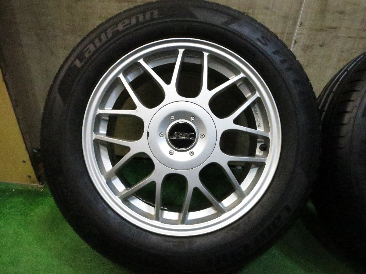 *送料無料* キレイ★215/60R16 SEIN ザイン ラウフェン S FIT EQ 16インチ PCD114.3 4H/5H マルチ★3021503Hノ