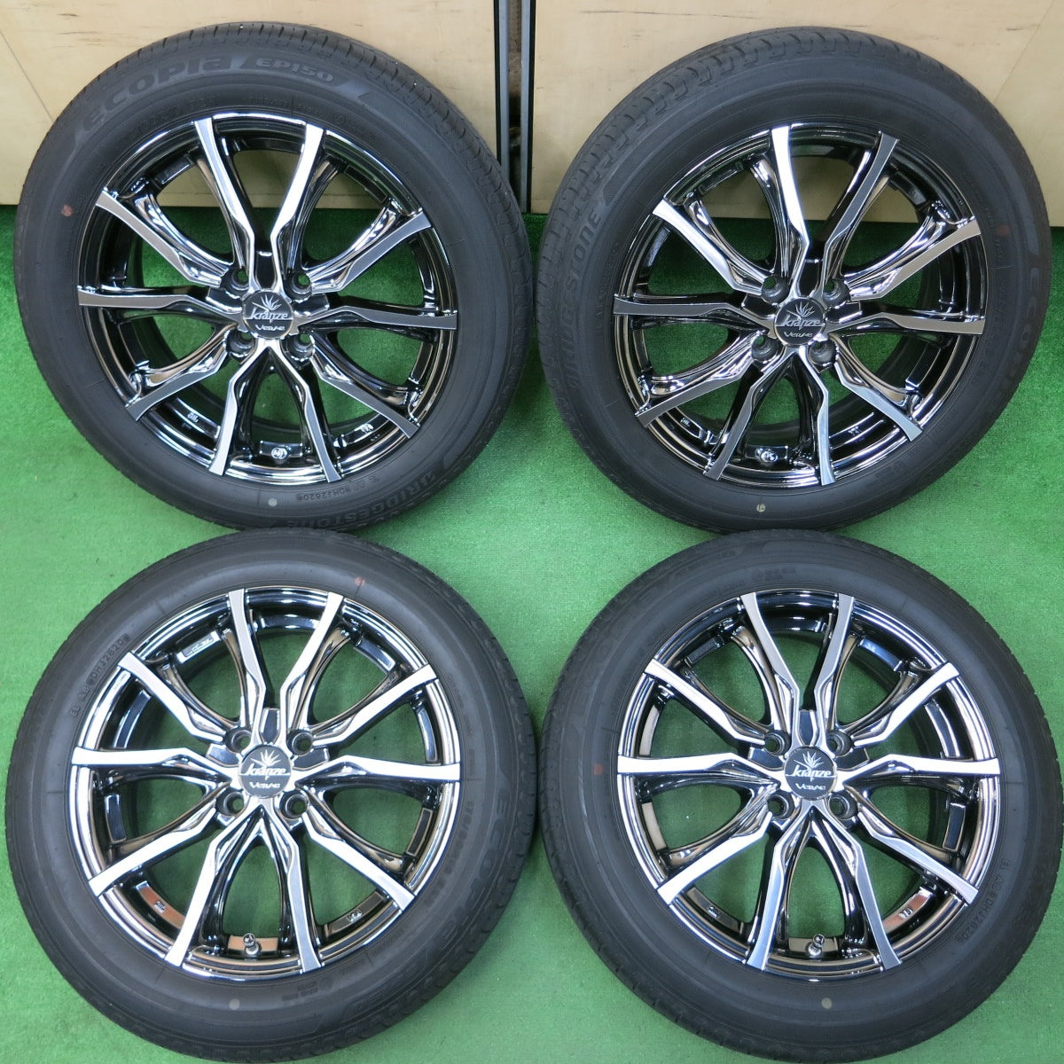 *送料無料* キレイ！20年★kranze VERAE 175/60R16 ブリヂストン エコピア EP150 クレンツェ ヴェラーエ PCD100/4H★4040608イノ