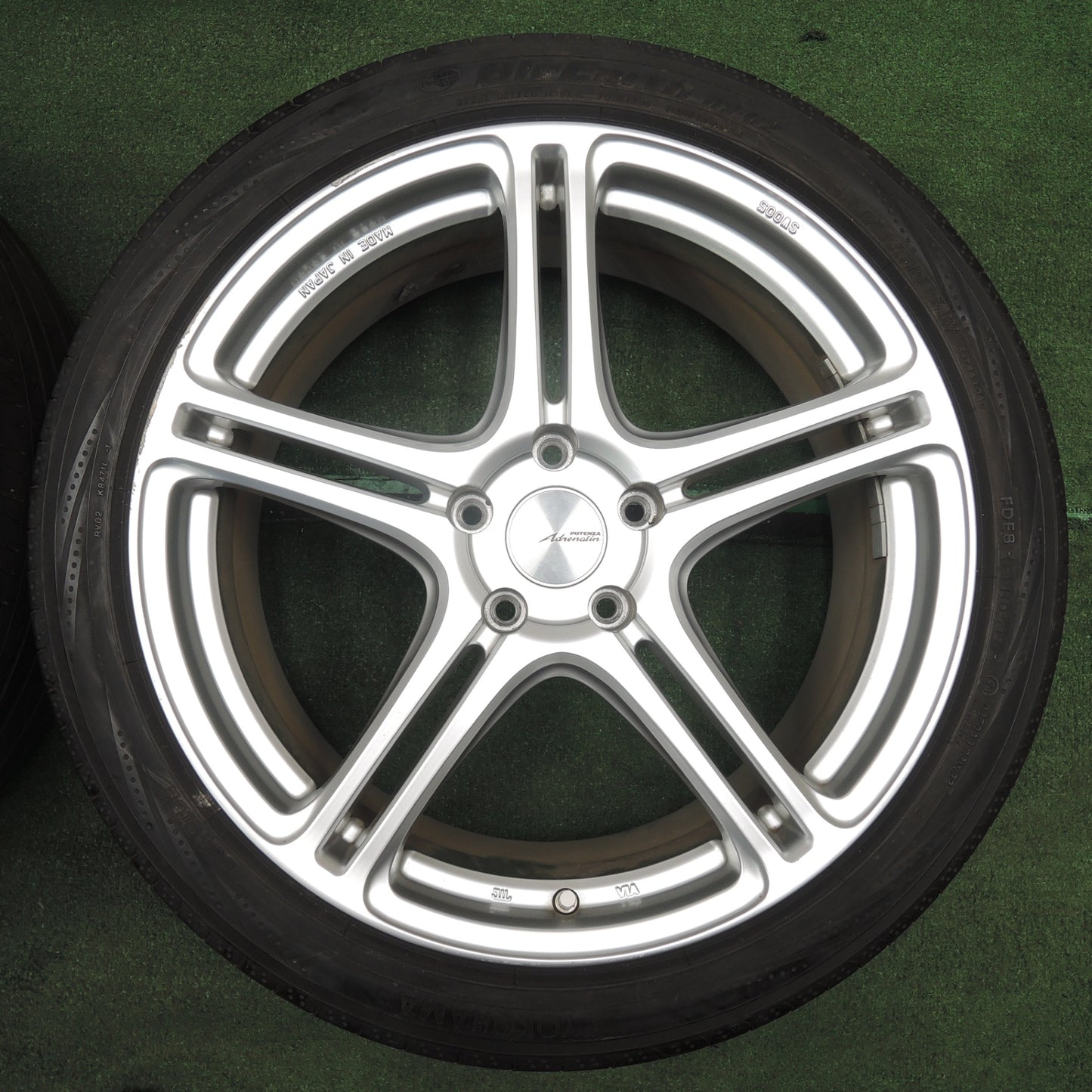 *送料無料* 4本価格★POTENZA Adrenalin 225/45R19 ヨコハマ ブルーアース RV-02 ポテンザ アドレナリン PCD114.3/5H★4030801NJノ