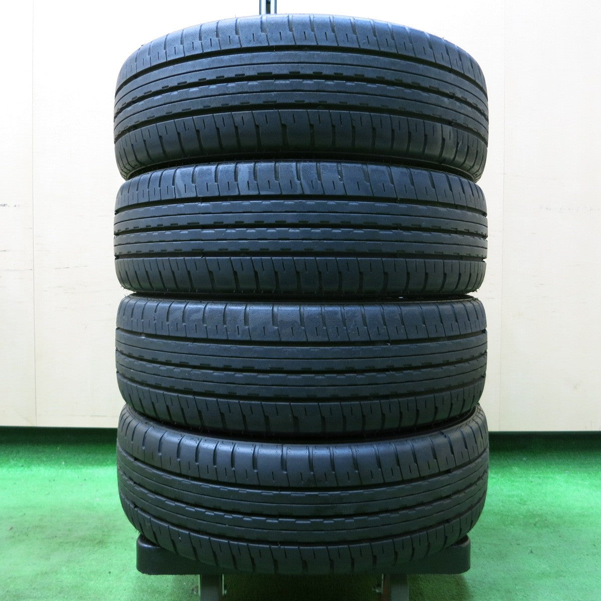 *送料無料* バリ溝！キレイ！8.5分★軽サイズ LEONIS AMF NAVIA02 165/50R16 エコノミスト ATR-K レオニス 16インチ PCD100/4H★4052301イノ