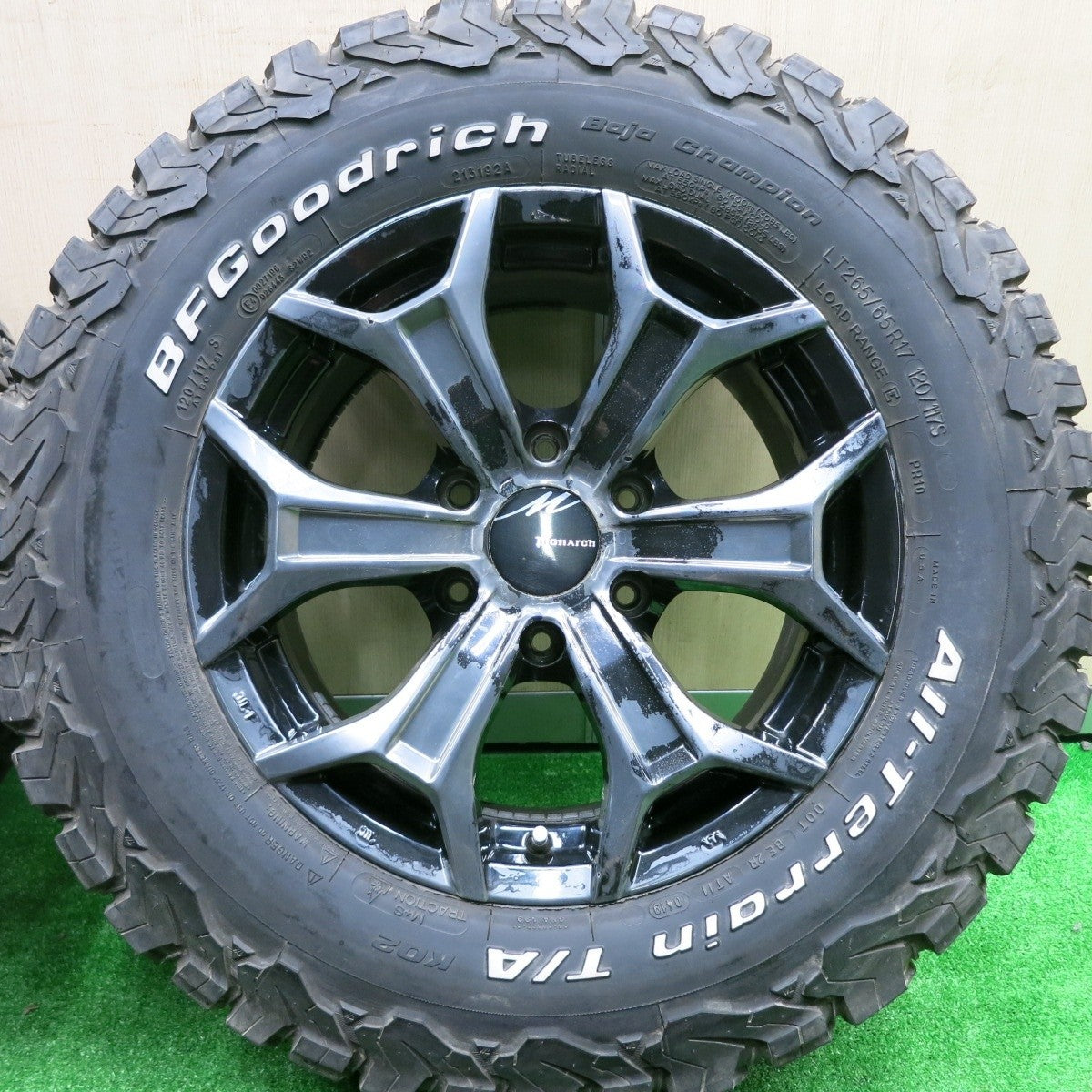 [送料無料] 4本価格★monarch モナーク 265/65R17 120/117S BFグッドリッチ All-Terrain KO2 17インチ PCD139.7/6H★4091204HAノ