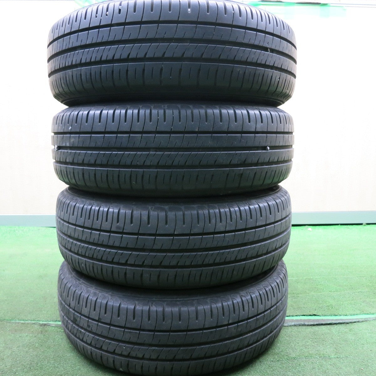 *送料無料* 4本価格！20年★175/65R14 ダンロップ エナセーブ EC204 SCHNEIDER ATECH シュナイダー 14インチ PCD100/4H★4050608HAノ