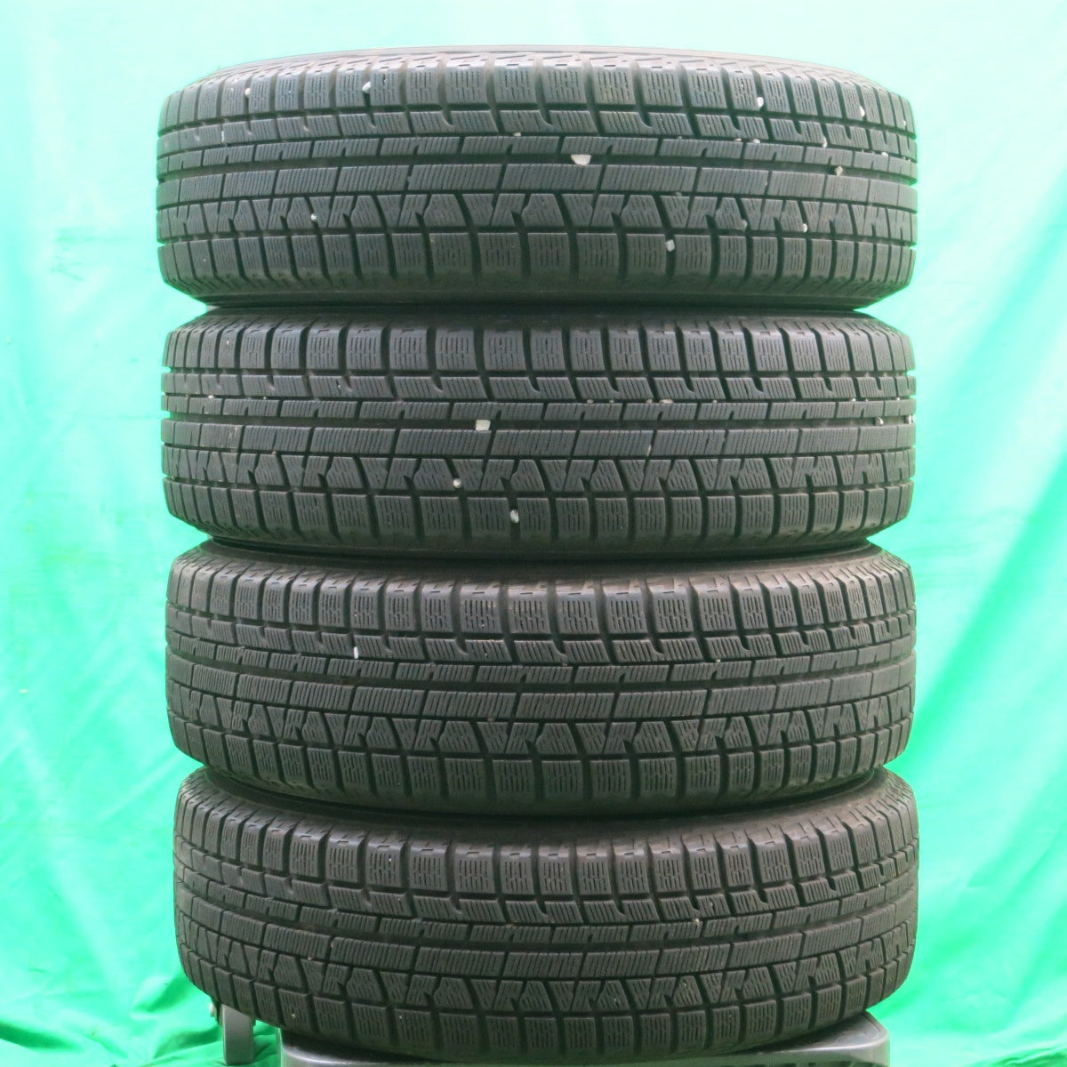 *送料無料* バリ溝！キレイ！9.5分★スタッドレス 185/65R15 ヨコハマ アイスガード iG50 プラス MiLLOUS ミルアス 15インチ PCD100/4H★4042905ナス