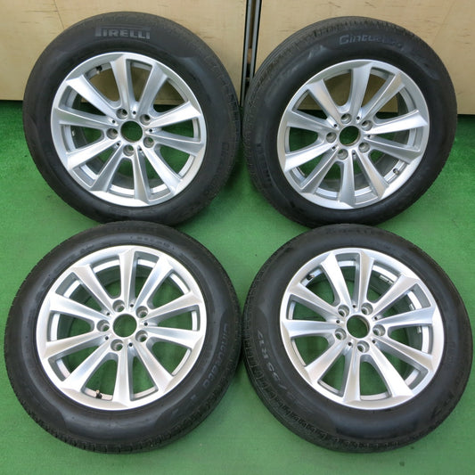 *送料無料* キレイ★BMW F10 5シリーズ 純正 225/55R17 ピレリ Cinturato P7 17インチ PCD120/5H★4050209イノ