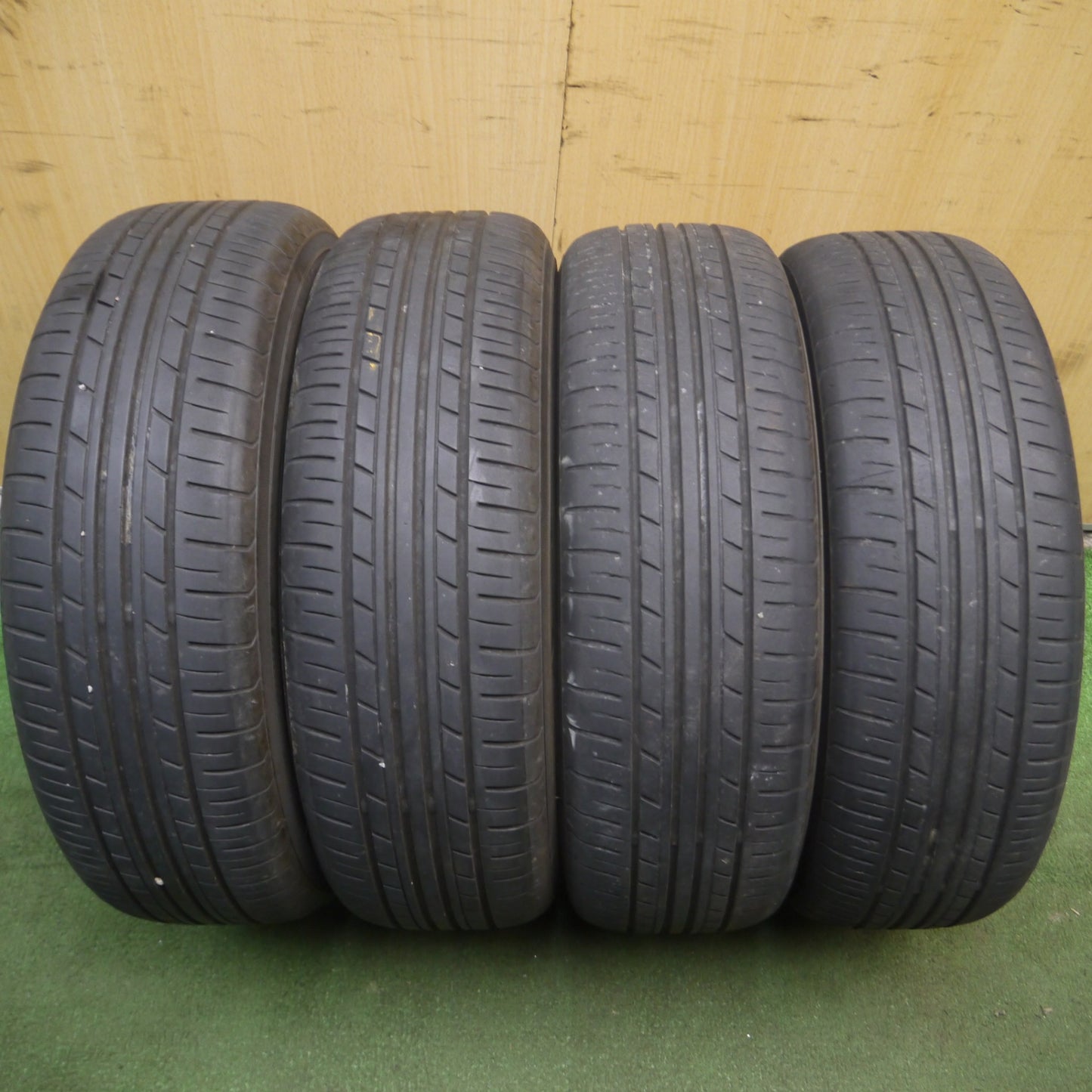 *送料無料* 4本価格！21年★155/65R13 ヨコハマ エコス ES31 VENDETTA 13インチ PCD100/4H★4032201Hノ