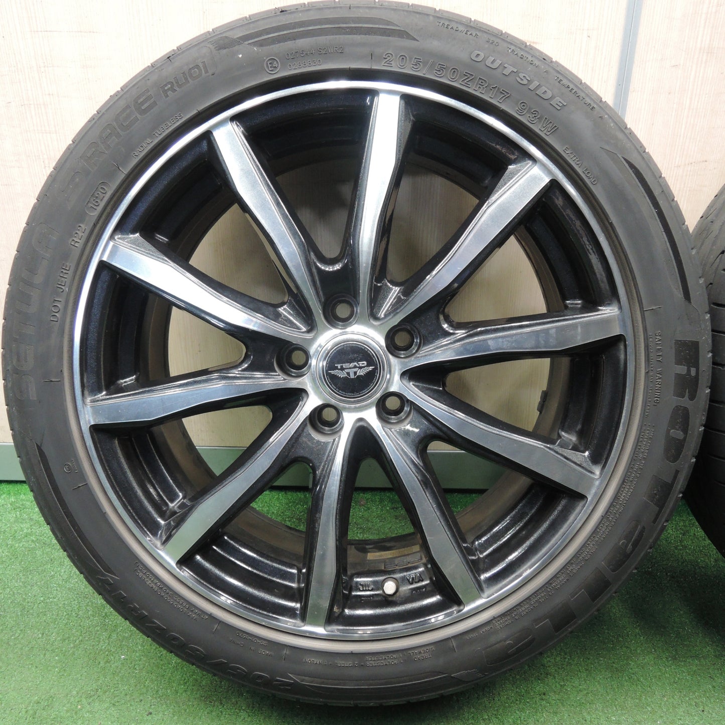 *送料無料* 4本価格！20年★インプレッサ等 205/50R17 ロターラ SETULA SRACE RU01 TEAD テッド PCD100/5H★4030401NJノ