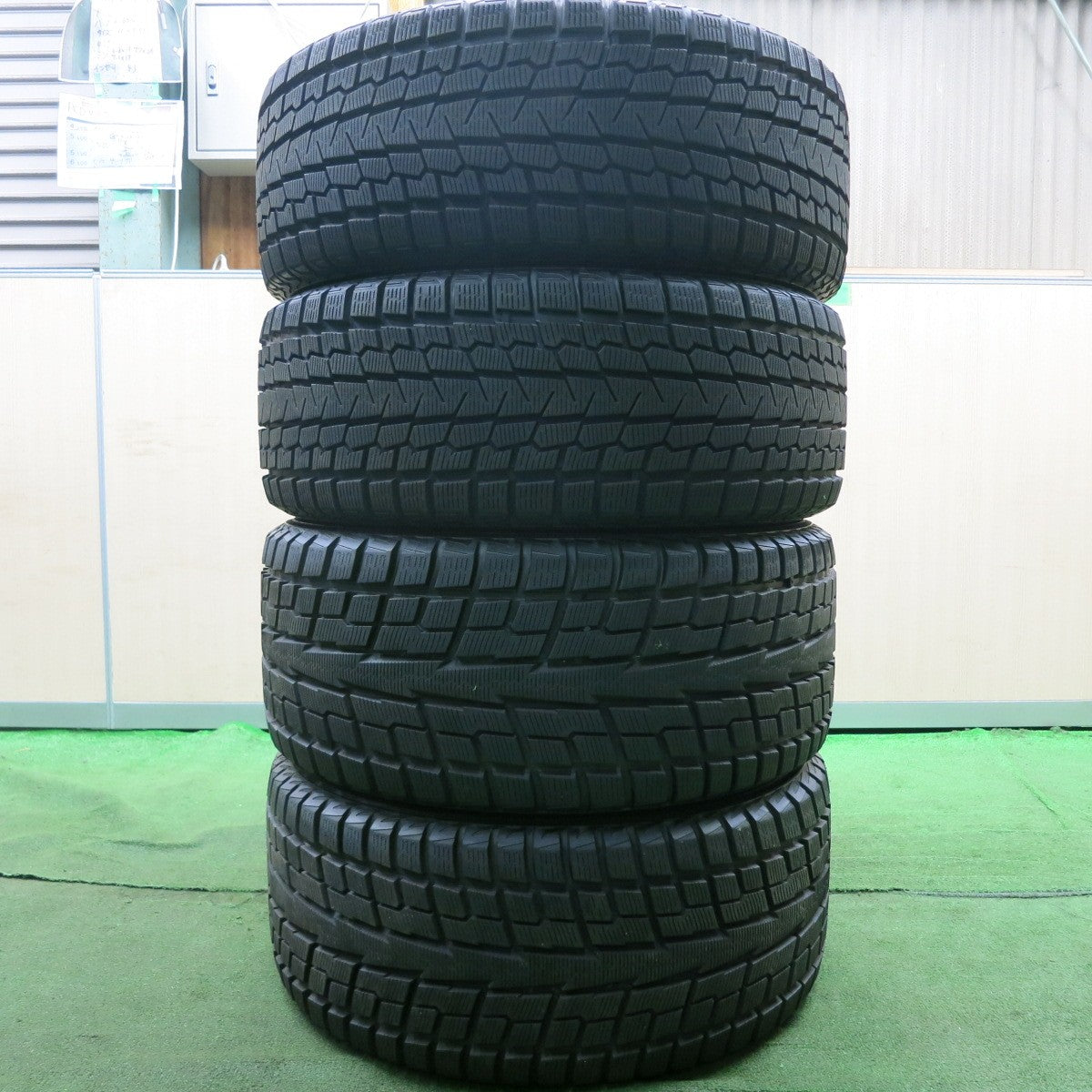 *送料無料* センサー付！バリ溝！9.5分★マセラティ レヴァンテ 純正 OP 265/45R20 295/40R20 スタッドレス ヨコハマ G075 ジオランダー i/T-S PCD114.3/5H★4071101HAス