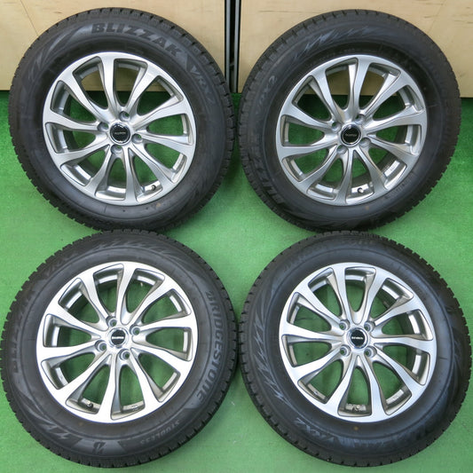 *送料無料* バリ溝！キレイ！9.5分★スタッドレス 195/65R16 ブリヂストン ブリザック VRX2 BALMINUM バルミナ 16インチ PCD100/4H★4040614イス