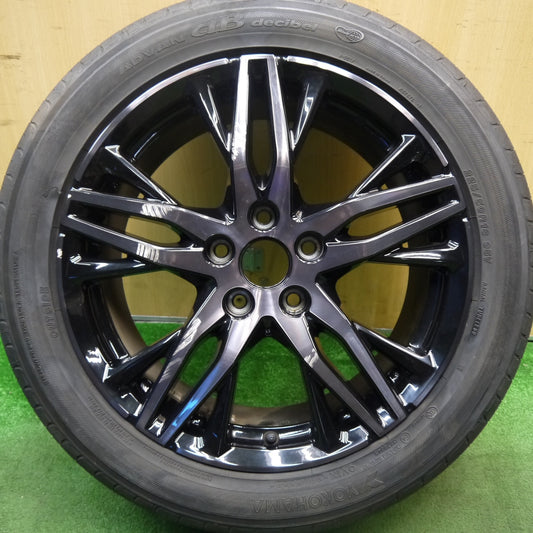 [送料無料] バリ溝！21年！8.5分！1本★ホンダ RC系 オデッセイ アブソルート 純正 225/50R18 ヨコハマ アドバン dB デシベル 18インチ PCD114.3/5H★5040710Hノ