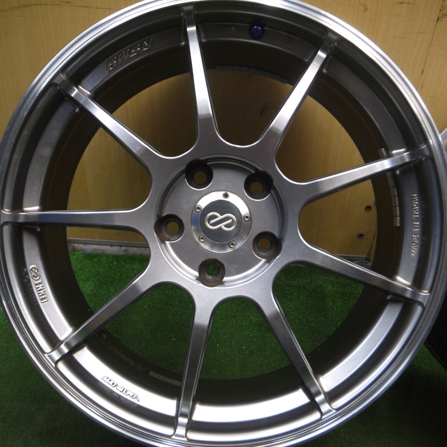 *送料無料* 4本価格★ENKEI RSM9 ホイール 18インチ エンケイ 18×7.5J PCD112/5H★4041211Hホ