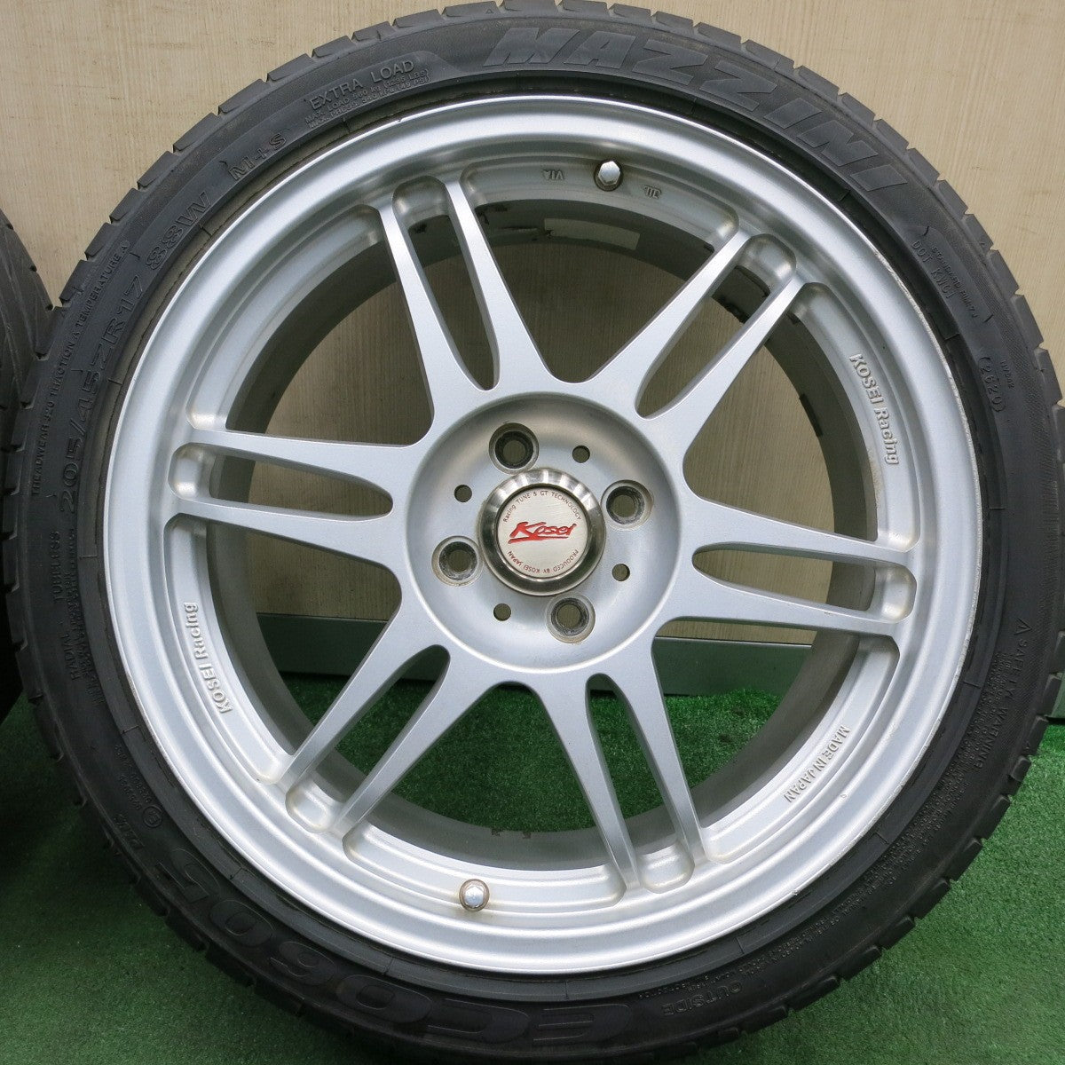 *送料無料* 4本価格！20年★Kosei Racing K1 TS VERSION 光生 205/45R17 マジーニ ECO605 17インチ PCD100/4H★4052709HAノ