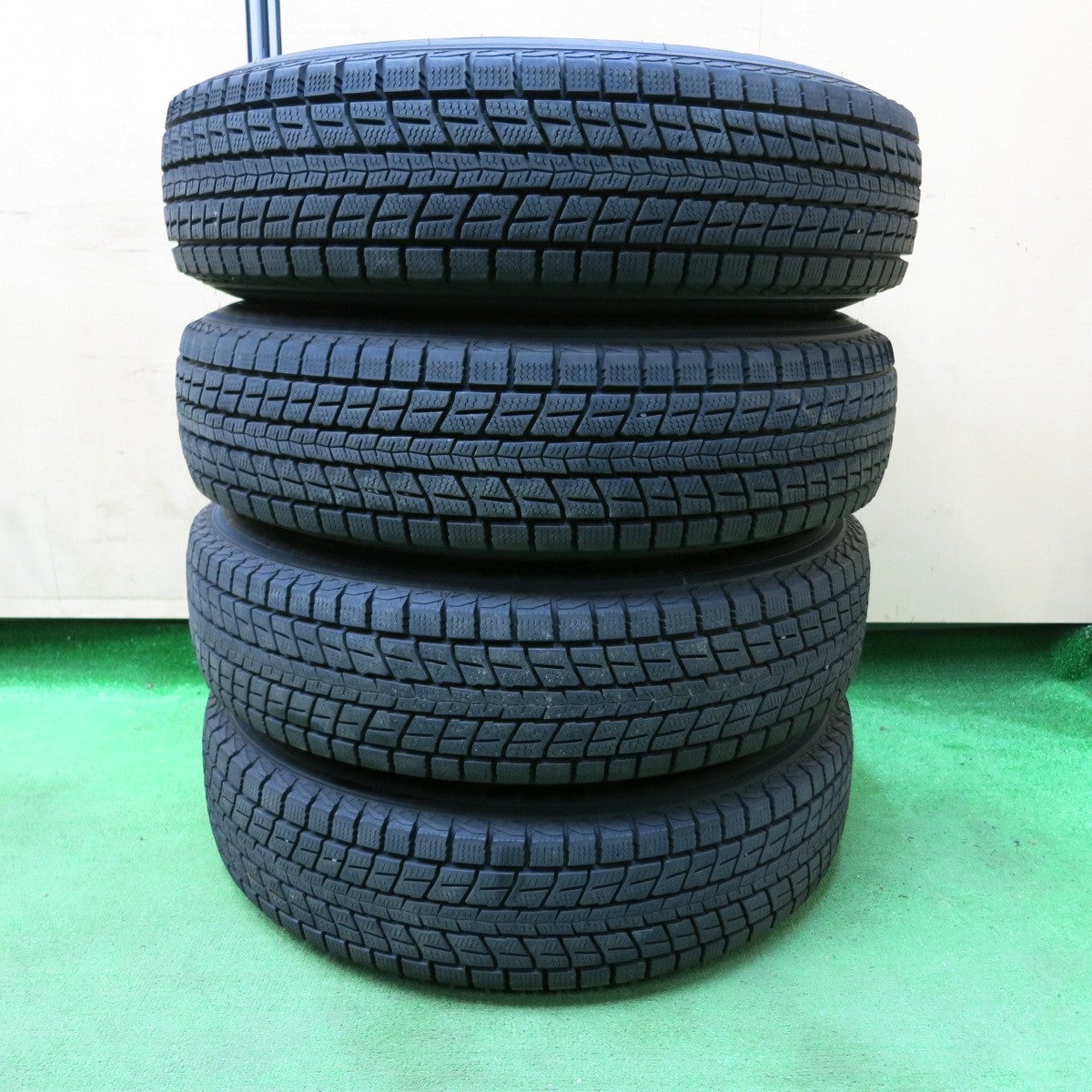 *送料無料* バリ溝！キレイ！8.5分★ジムニー等 KEELER 175/80R16 スタッドレス ダンロップ ウインターマックス SJ8 weds  キーラー 16インチ PCD139.7/6H★4082002SYス