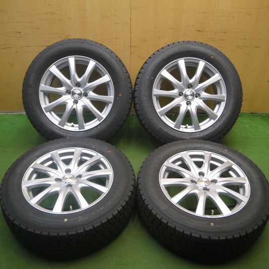 *送料無料* バリ溝！22年！綺麗！ほぼ10分★スタッドレス 195/65R16 グッドイヤー アイスナビ7 ravrion RS01 ラブリオン 16インチ PCD100/4H★4043005Hス