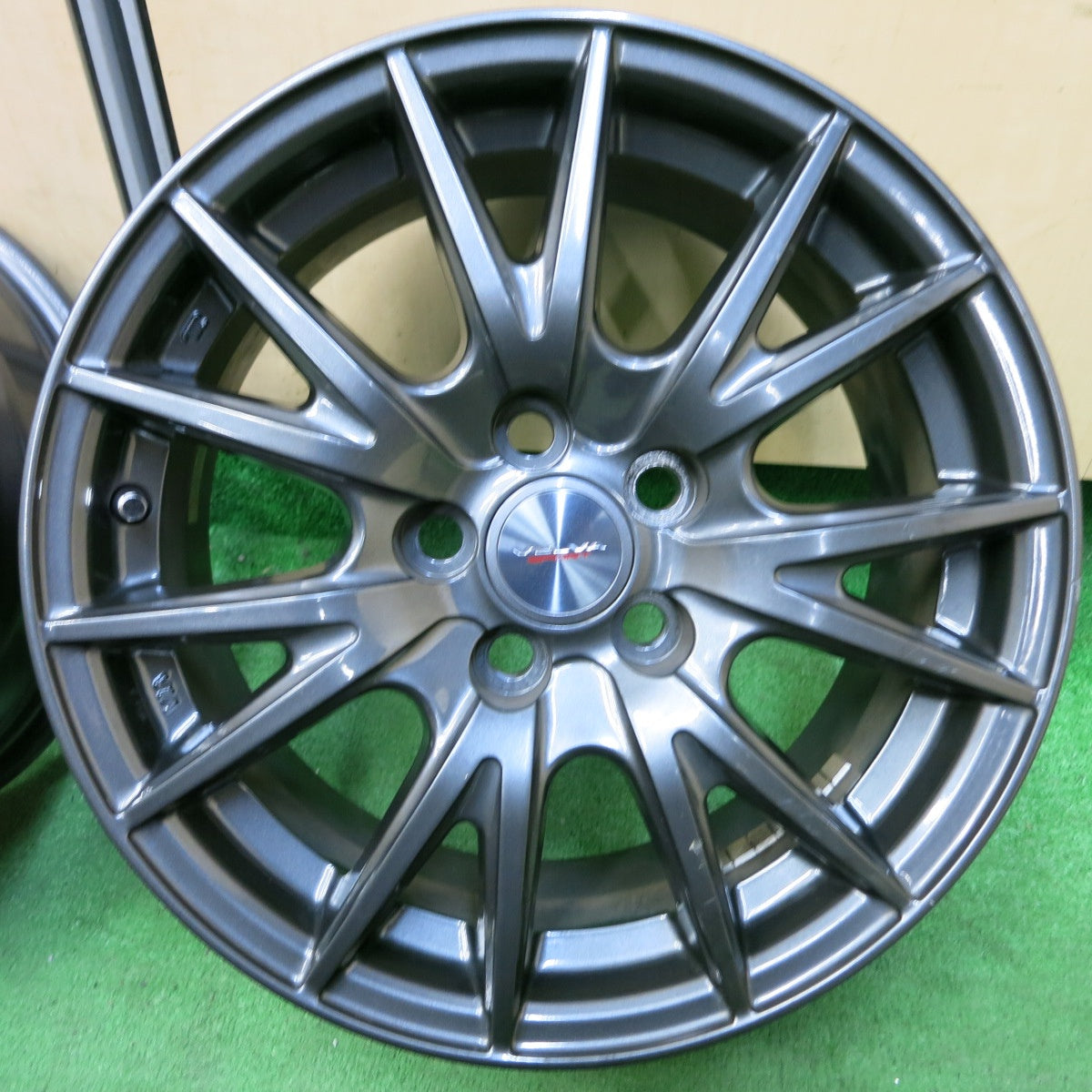 *送料無料* 4本価格★VELVA SPORT ヴェルヴァ スポーツ 15インチ ホイール 15×6.5J PCD100/5H★4091312SYホ