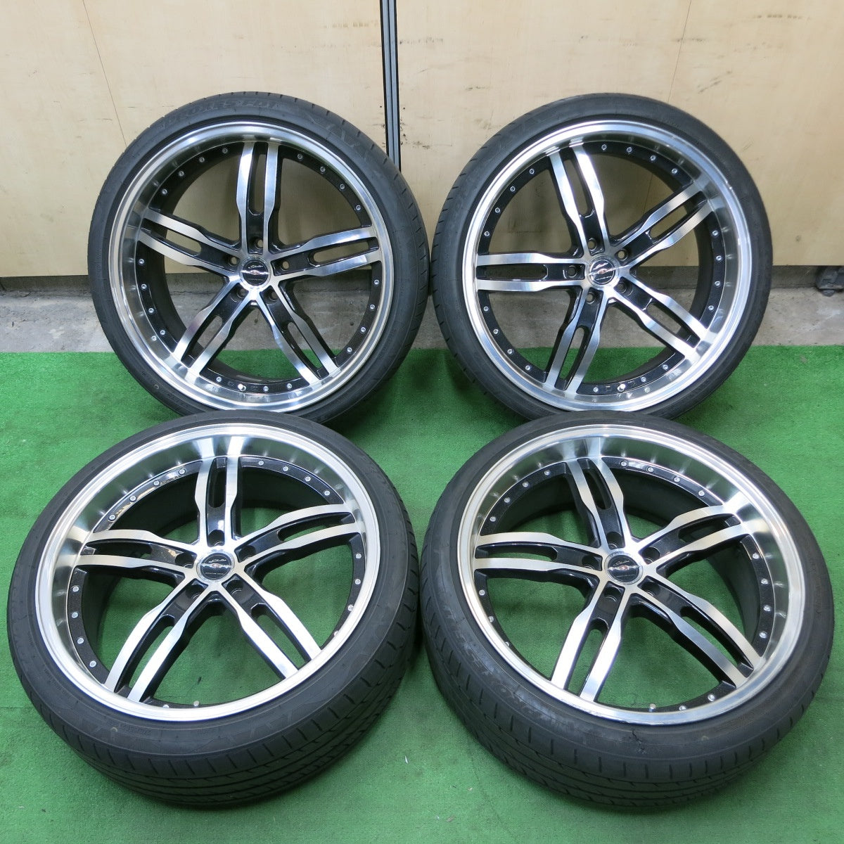 *送料無料* 4本価格！21年★Shallen XF-55 AME 245/35R21 トーヨー プロクセス FD1 シャレン 21インチ PCD114.3/5H★4080204ナノ