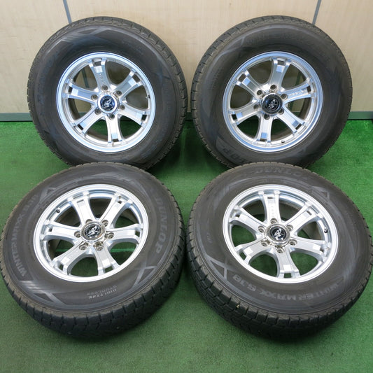 *送料無料* バリ溝！キレイ！9.5分★スタッドレス KEELER 265/65R17 ダンロップ ウインターマックス SJ8 キーラー PCD139.7/6H★4031803NJス