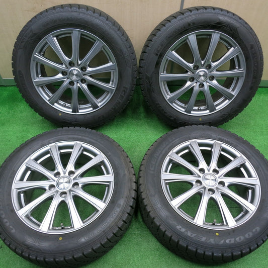 [送料無料] バリ溝！20年！キレイ！9.5分以上★スタッドレス 215/60R17 グッドイヤー アイスナビ6 V.E.X. VEX 17インチ PCD114.3/5H★4092206NJス