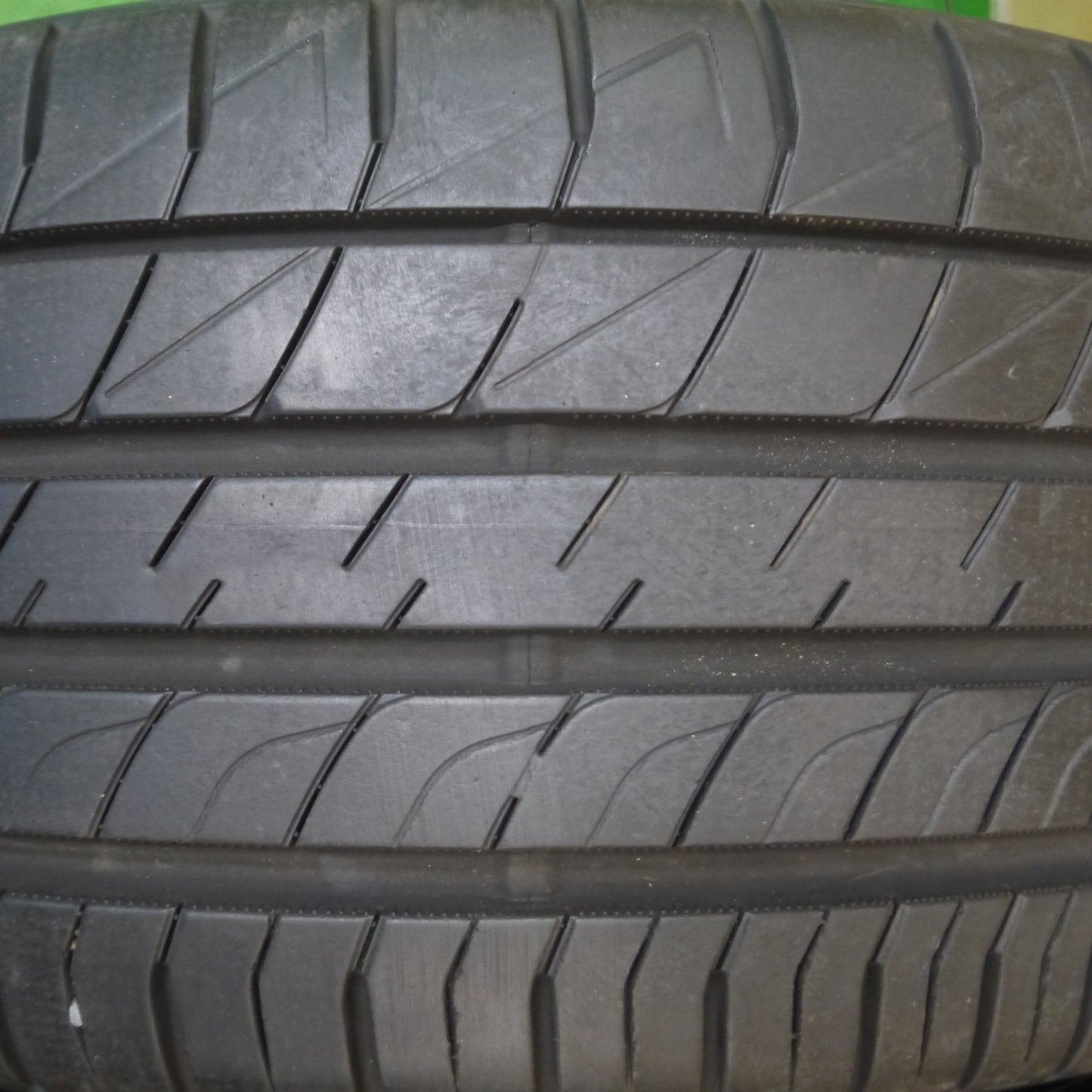 [送料無料] バリ溝!21年! キレイ! 9分★レクサス等 Leyseen PRAVA 9M 225/35R19 ダンロップ ルマン5 レイシーン PCD114.3/5H★4092704Hノ