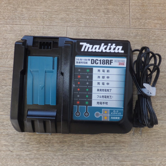 [送料無料] 美品★マキタ makita 急速充電器 DC18RF　100V～ 330W 50/60Hz　出力1 14.4V-18V 12A　出力2 5V 2.1A★