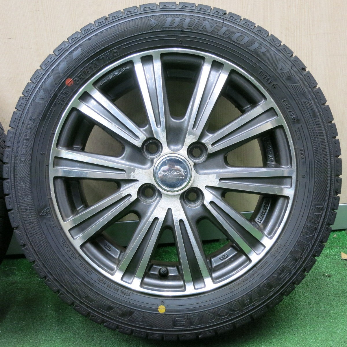 送料無料* バリ溝！20年！8.5分☆スタッドレス 155/65R14 ダンロップ ウインターマックス03 SMACK ENKEI スマッ |  名古屋/岐阜の中古カー用品・工具の買取/販売ならガレージゲット