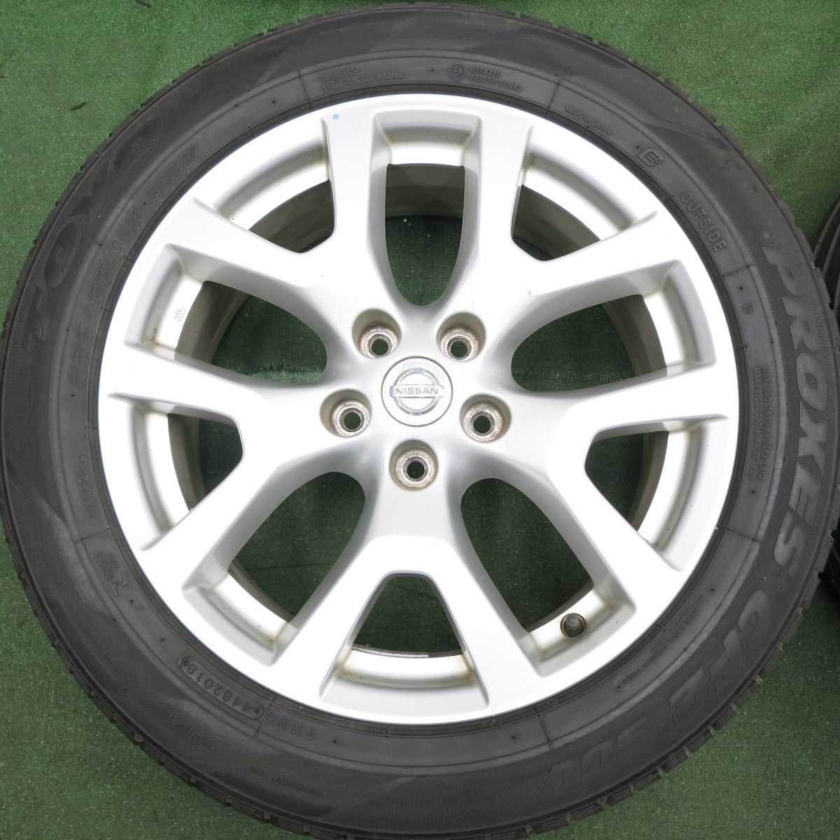 *送料無料* 4本価格★日産 T31 エクストレイル 純正 225/55R18 トーヨー プロクセス CF2 SUV 18インチ  PCD114.3/5H★4062601HAノ