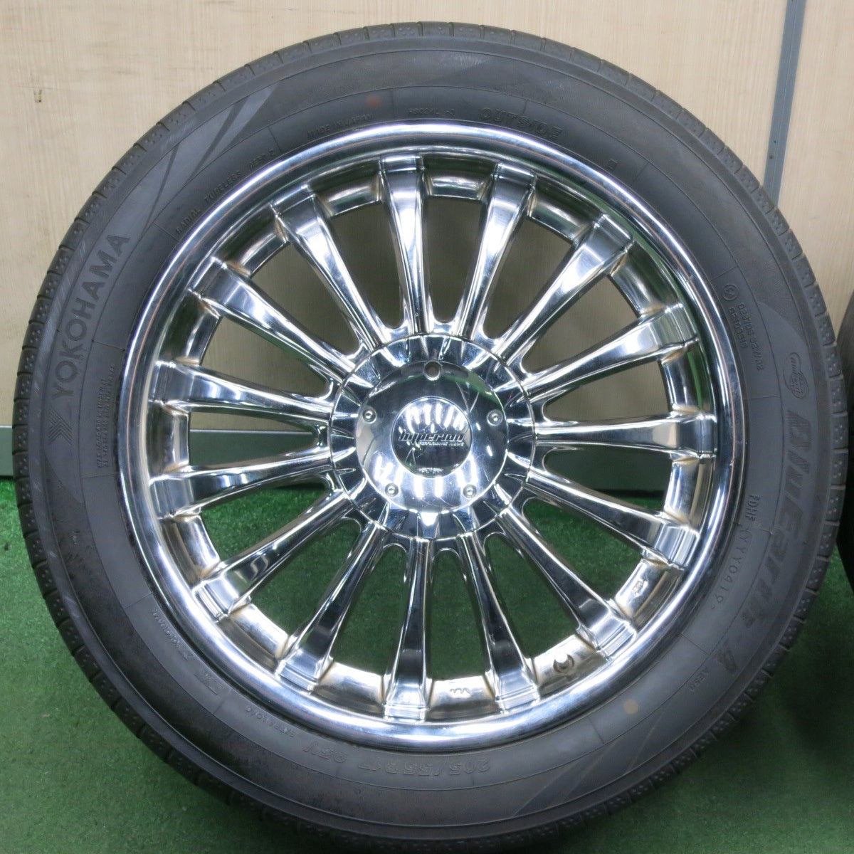 *送料無料* 4本価格★hyperion 205/55R17 ダンロップ LE MANS V ヨコハマ BluEarth-A AE50 ハイペリオン PCD114.3/5H★4040309TNノ