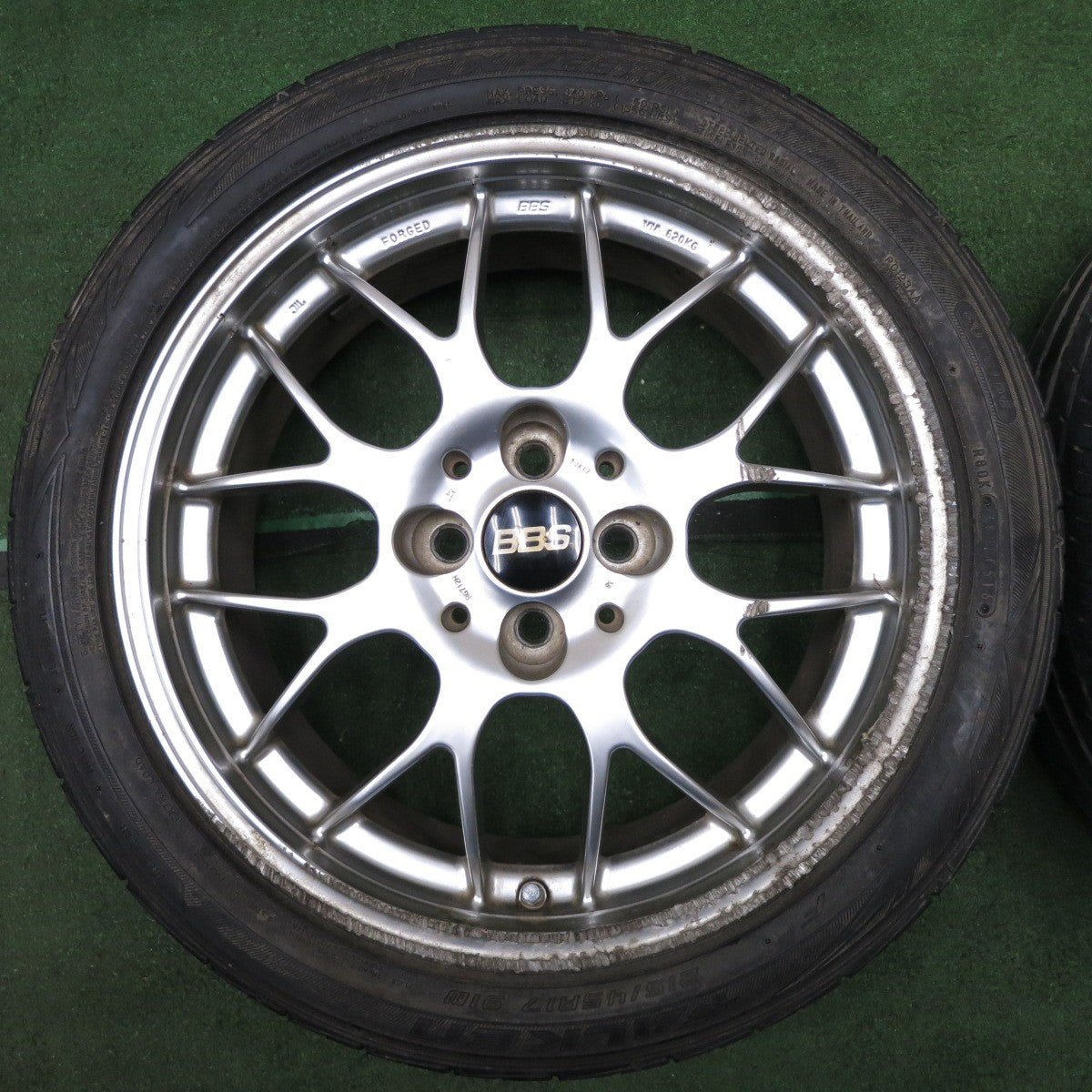 *送料無料* 4本価格★BBS RG712H 鍛造 215/45R17 ファルケン ZIEX ZE914 17インチ  PCD100/4H★4031806NJノ