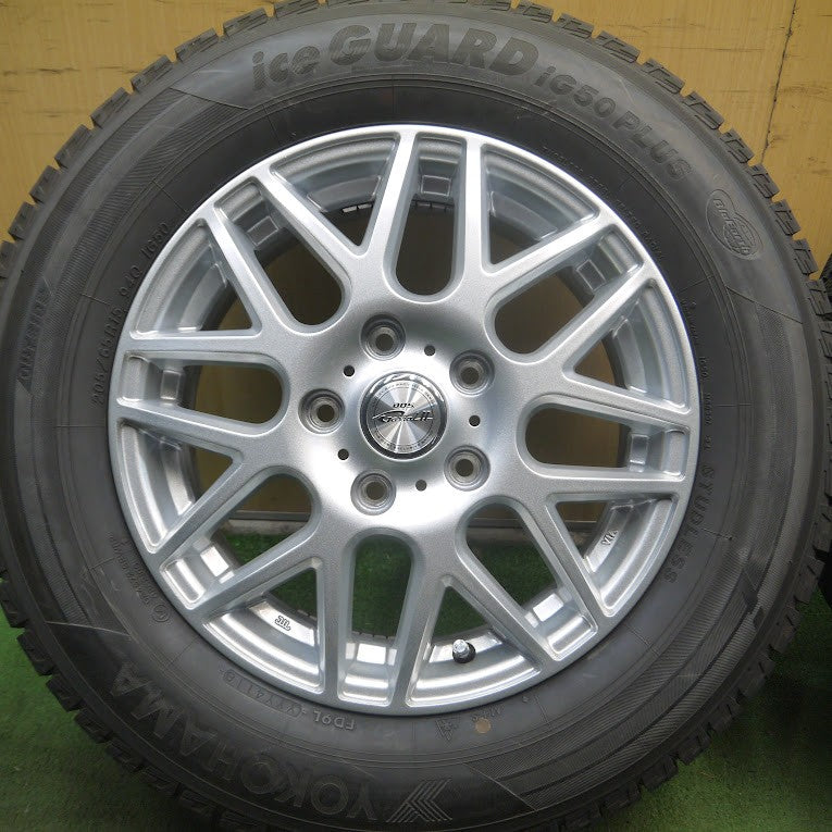 *送料無料* バリ溝！キレイ！ほぼ10分★スタッドレス 205/65R15 ヨコハマ アイスガード iG50 プラス D.O.S. GaviaLⅡ DOS PCD114.3/5H★4020911Hス