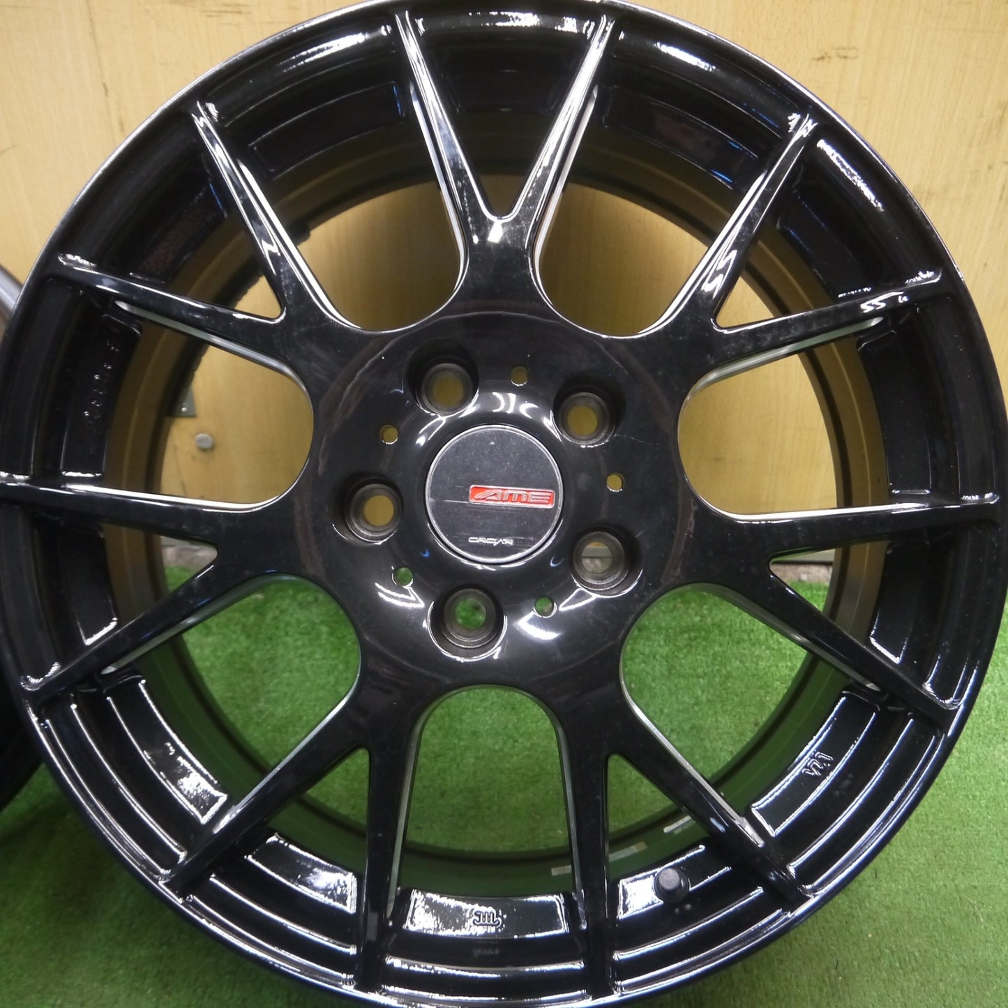 *送料無料* 未使用★AME CIRCLAR RM-7 RM7 サーキュラー ホイール 17インチ 17×7J PCD114.3/5H★4032907Hホ