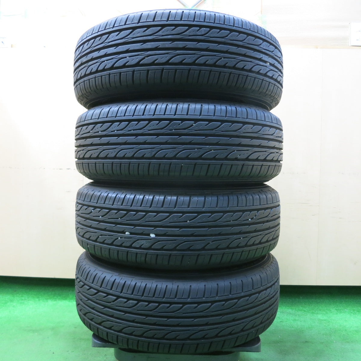 *送料無料* バリ溝！ほぼ10分★トヨタ 30系 カムリ 純正 205/65R15 ダンロップ EC202 15インチ PCD114.3/5H★4040610イノ