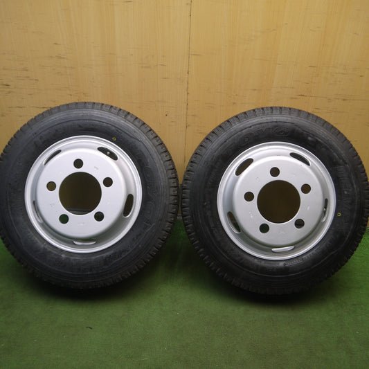 *送料無料* 未使用！20年★トラック タイヤ 195/75R15 109/107N スタッドレス トーヨー デルベックス M934 スチール ホイール 116.5-8 PCD203.2/5H★4073109Hス