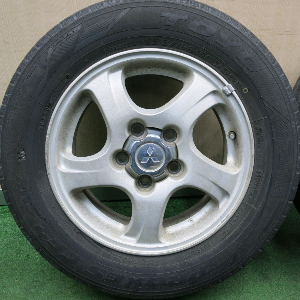 *送料無料* 4本価格★三菱 パジェロミニ 純正 175/80R15 トーヨー プロクセス CF2 SUV 15インチ PCD114.3/5H★4051002HAノ