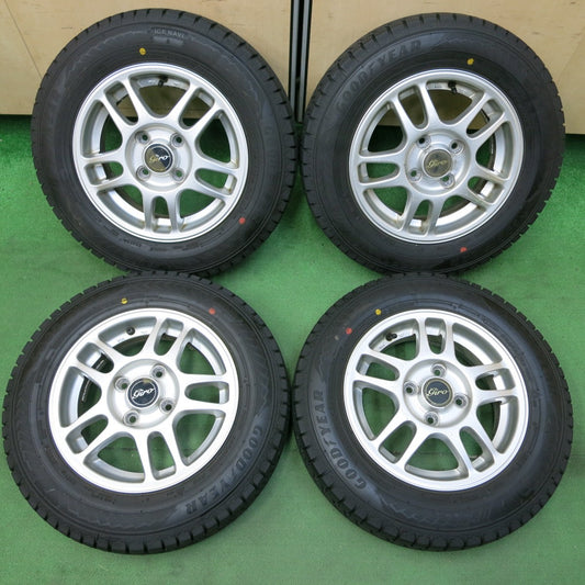 *送料無料* バリ溝！22年！9分★スタッドレス 145/80R13 グッドイヤー アイスナビ8 giro 13インチ PCD100/4H★4090511SYス