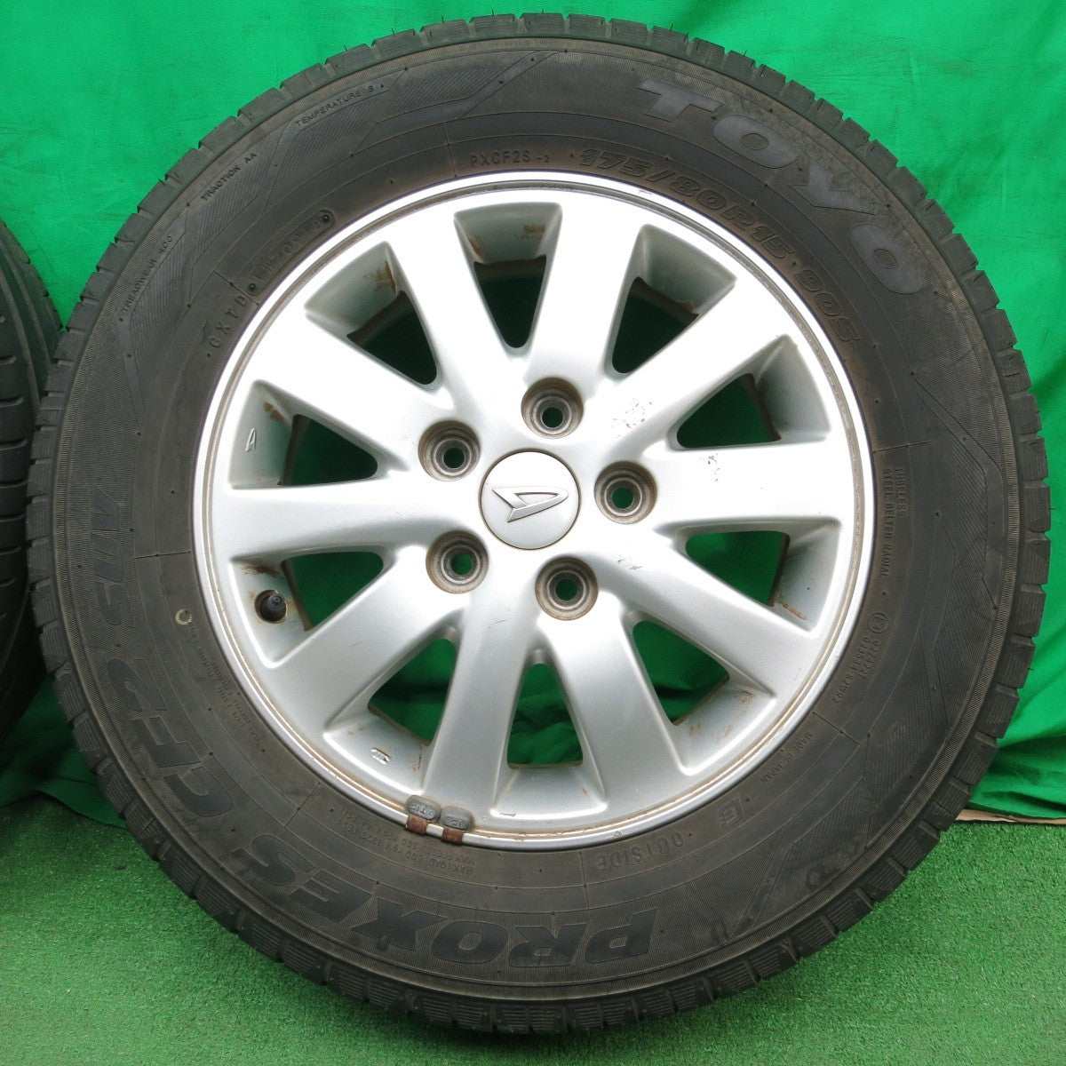 *送料無料* 4本価格★ダイハツ テリオスキッド 純正 175/80R15 トーヨー プロクセス CF2 SUV 15インチ PCD114.3/5H★4051105ナノ