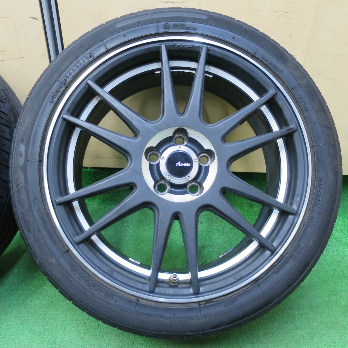 *送料無料* 4本★プリウス等 Advanti VIGOROSO RRF N948 215/45R17 トーヨー SD-7 アドヴァンティ ヴィゴロッソ PCD100/5H★4061402イノ