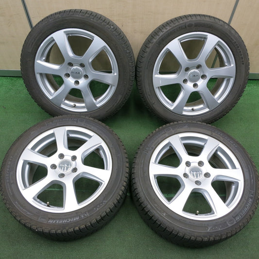 *送料無料* バリ溝！キレイ！9分★ベンツ 等 MAK VINCI 225/50R17 スタッドレス ミシュラン X-ICE XI3 17インチ PCD112/5H★4050604HAス