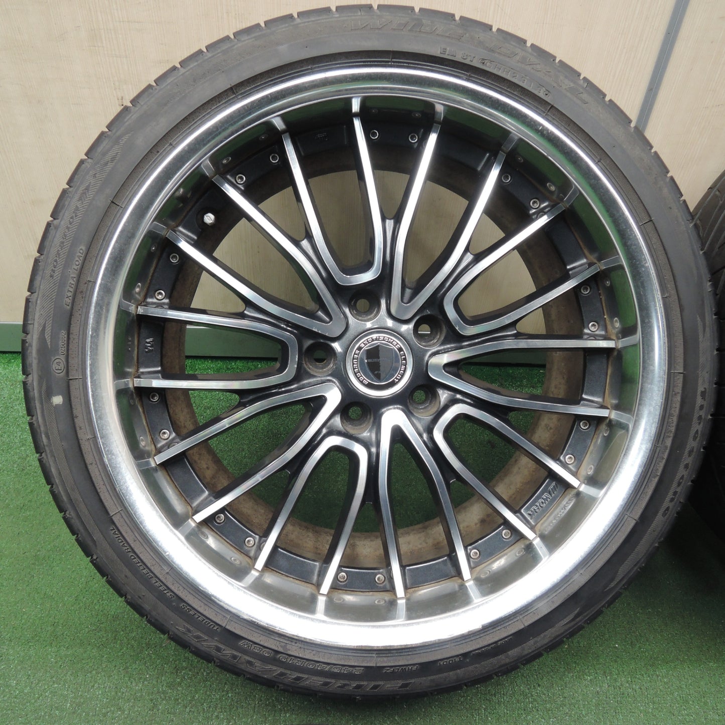 *送料無料* 4本価格★WORK SCHWERT SW5 GMP2 225/45R19 245/40R19 ファイアストン ワーク シュバート PCD114.3/5H★4031407TNノ