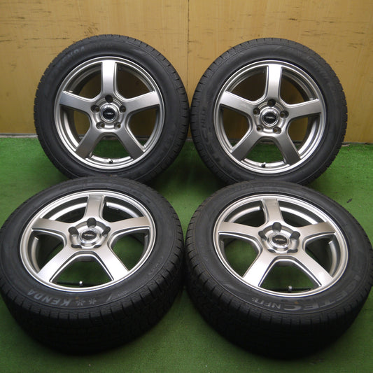 *送料無料* キレイ★スタッドレス 205/55R16 ケンダ KR36 アイステック ネオ TOPRUN トップラン 16インチ PCD114.3/5H★4053109Hス