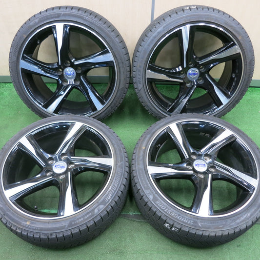 *送料無料* バリ溝！22年！9.5分★ボルボ Rデザイン タイプ 225/40R18 スタッドレス ブリヂストン ブリザック VRX3 PCD108/5H★4063002NJス