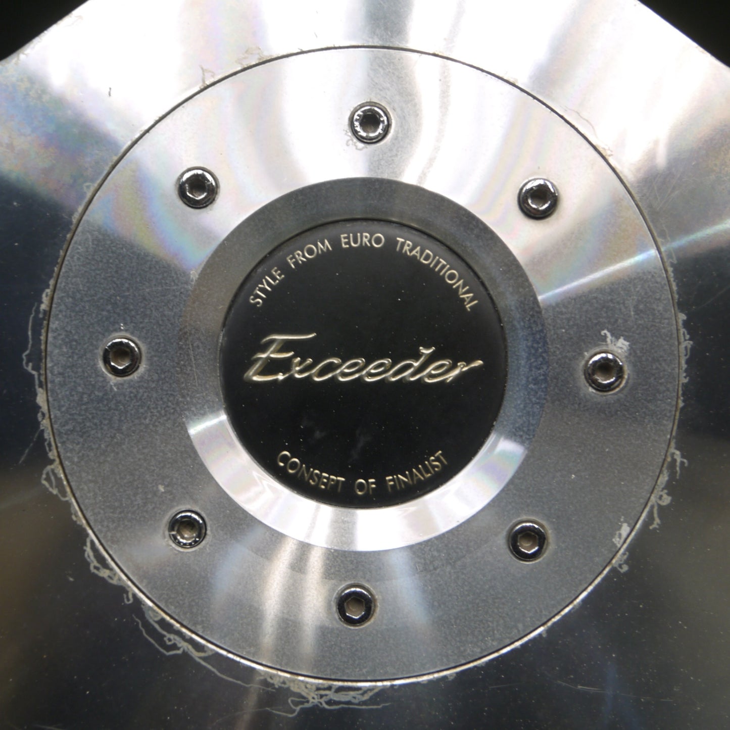 *送料無料* 4本価格★Exceeder FINALIST ディッシュ 絶版 エクシーダー ホイール 18インチ 18×8JJ 18×9JJ PCD114.3/4H 5H マルチ★4051012Hホ