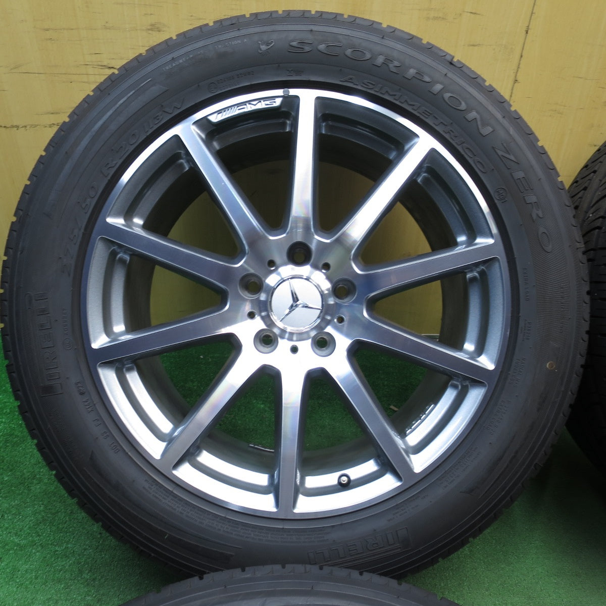 [送料無料] 新車外し！23年★ベンツ W463A Gクラス ゲレンデ G63 純正 AMG 275/50R20 ピレリ スコーピオン ゼロ アシンメトリコ 20インチ PCD130/5H★5040504KKノ