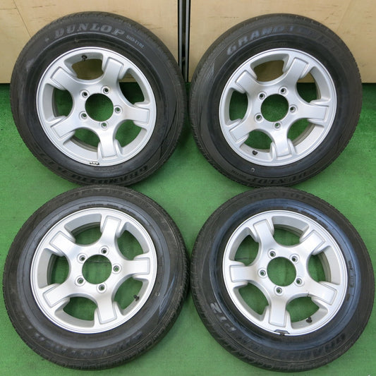 *送料無料* 4本価格★スズキ JB23 ジムニー 純正 175/80R16 ダンロップ グラントレック PT2 16インチ PCD139.7/5H★4052202イノ