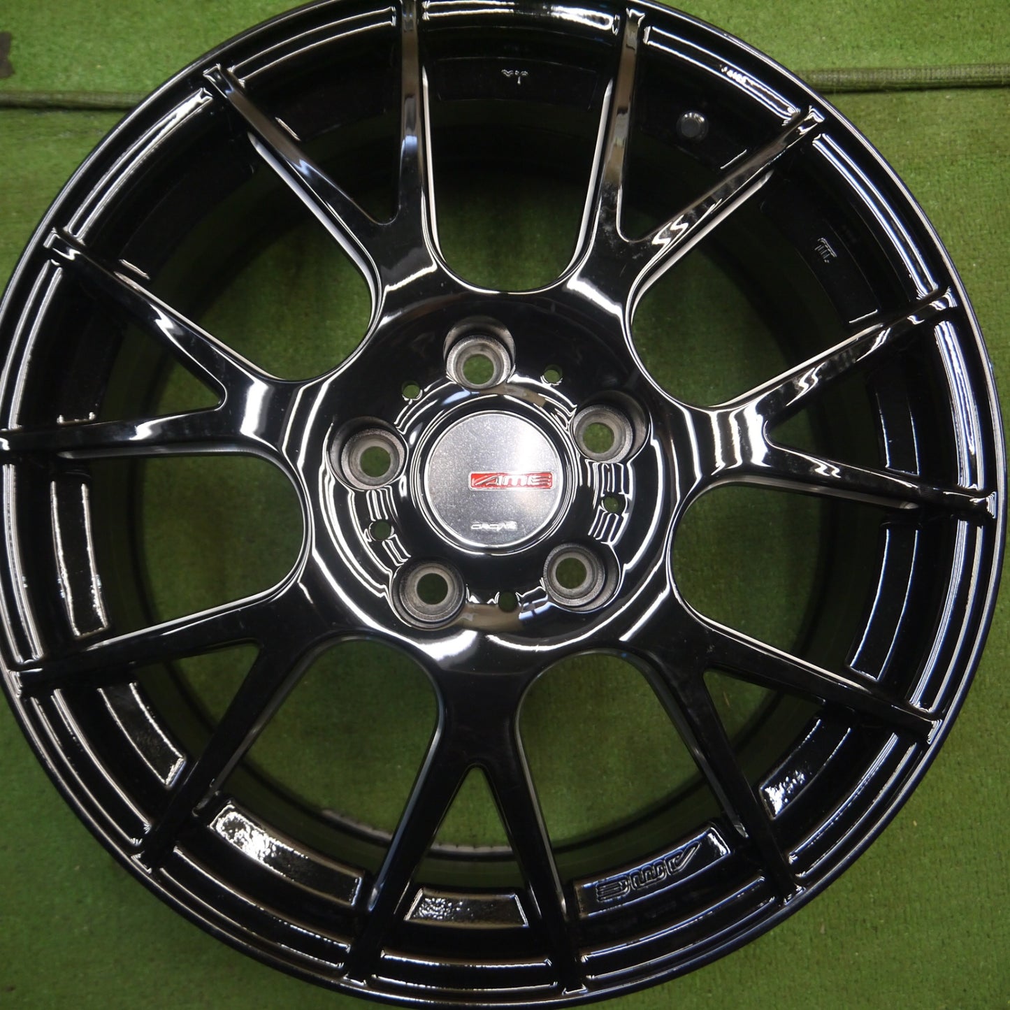 *送料無料* 未使用★AME CIRCLAR RM-7 RM7 サーキュラー ホイール 17インチ 17×7J PCD114.3/5H★4032907Hホ