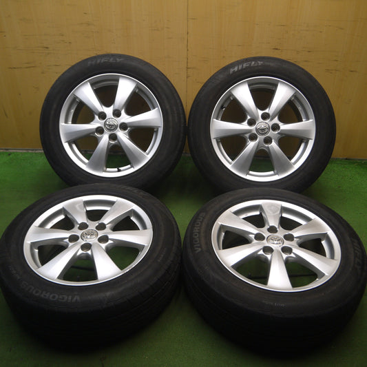 *送料無料* キレイ！20年★トヨタ 50系 エスティマ 純正 215/60R17 ハイフライ VIGOROUS HP801 17インチ PCD114.3/5H★4042314Hノ