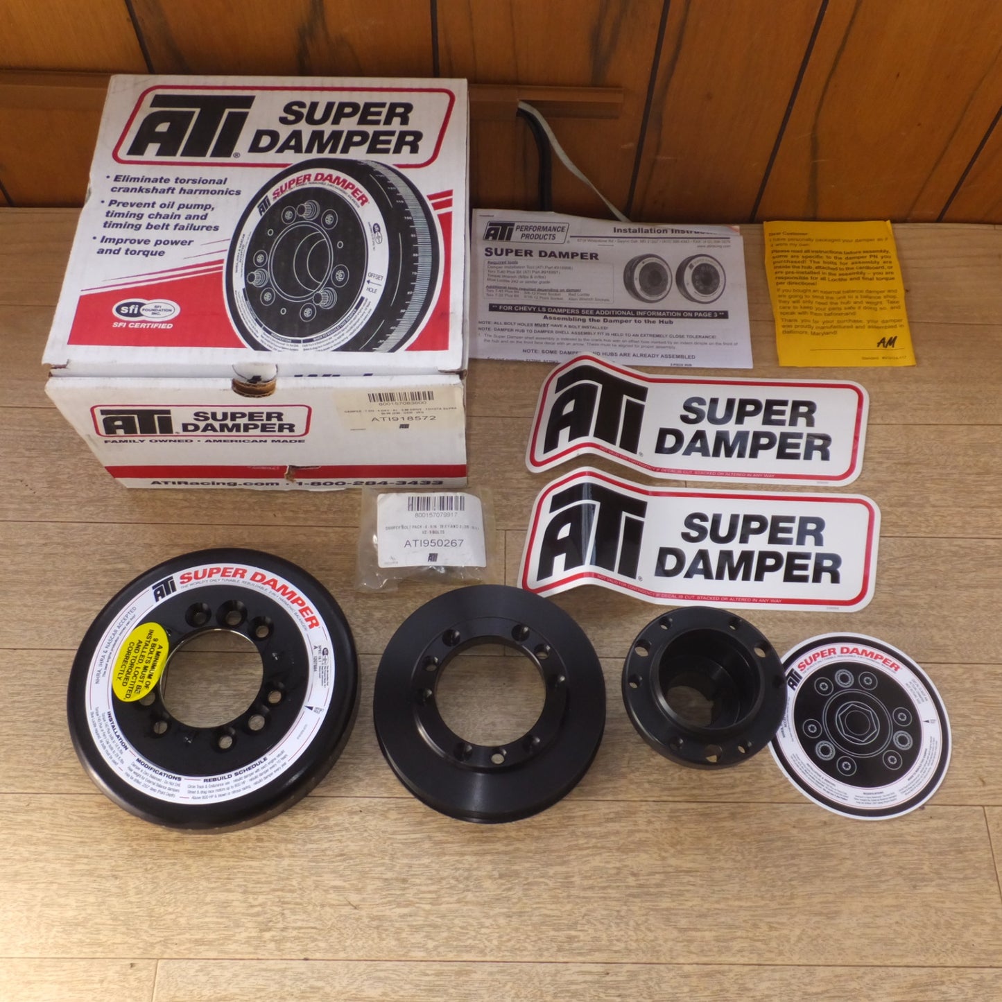 [送料無料] 未使用★ATI スーパーダンパー SUPER DAMPER ATI918572　トヨタ スープラ　SFI CERTIFIED★