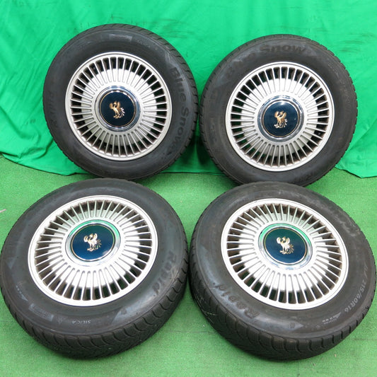 *送料無料* 4本価格★トヨタ GZG50 センチュリー 純正 215/60R16 スタッドレス ラピッド Blue Snow 16インチ PCD114.3/5H★4042701ナス